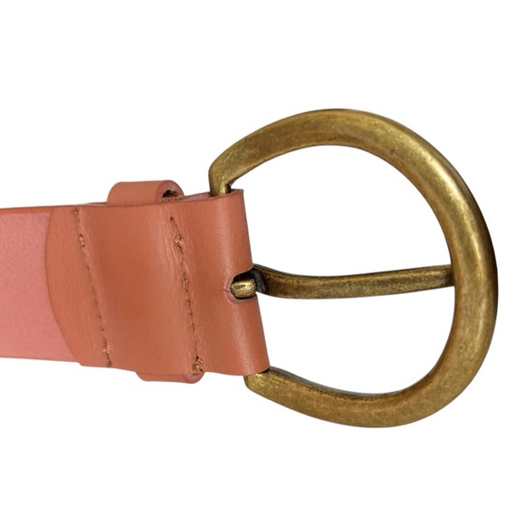 Linea Pelle Brown “Clay” Leather
Metal gold floral studded belt Brass Buckle | S main image 12